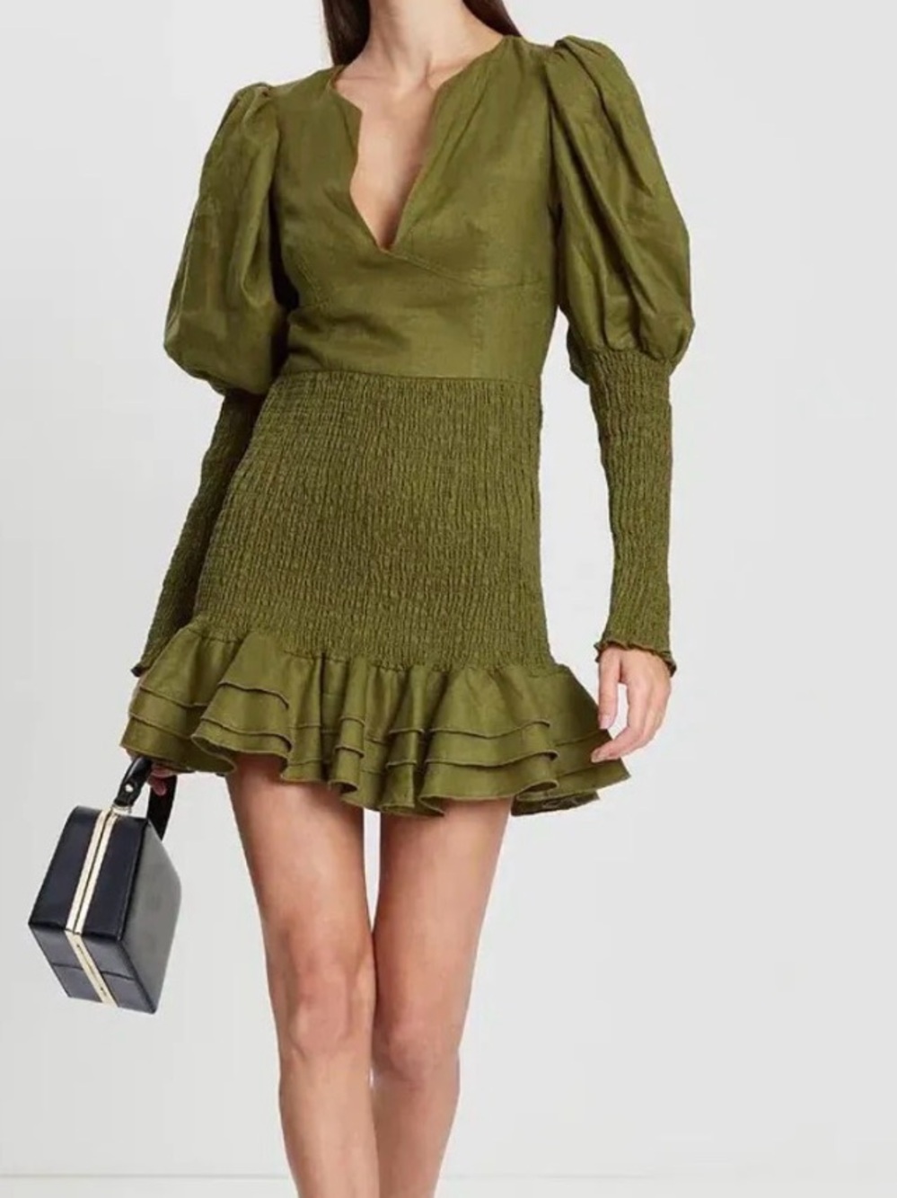 Joslin Studio Morgan Linen Mini Dress 4